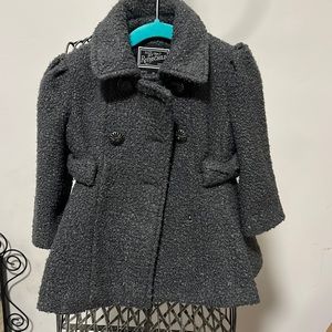Gray wool coat